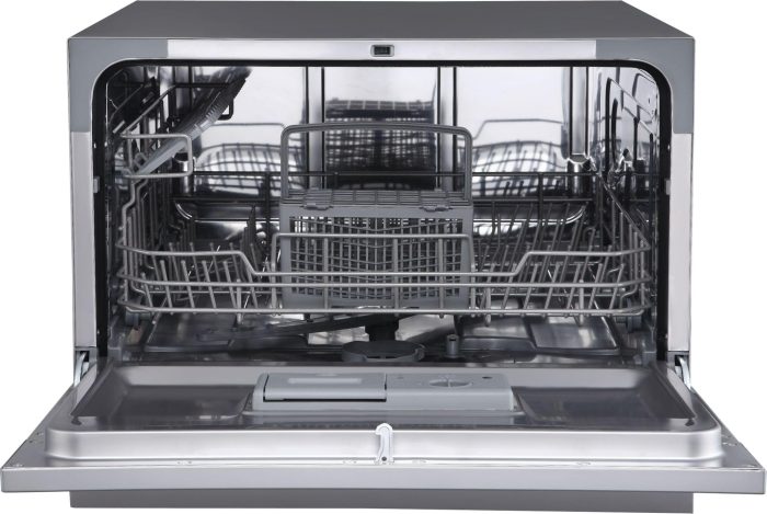EdgeStar DWP63 21-5/8 Inch Wide 6 Place Setting Countertop Dishwasher - White - Image 6