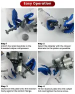 ATPEAM Brake Caliper Compression Tool 25PCS Caliper Compressor Kit Universal Brake Adjusting Tools - Image 4