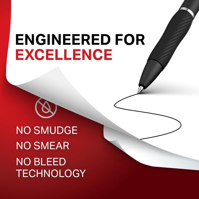 Sharpie S-Gel Pens, Medium Point (0.7mm), Black Ink, 4 Count - Ideal for Writing, Journaling, Drawing, Coloring, Note-Taking, College Supplies - Image 7