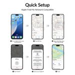 Air Tracker Tag (4 Pack) - Apple MFi Certified & IP67 Waterproof | Works with Apple Find My Network (iOS) to Track Keys, Wallet, Luggage & More - Image 4