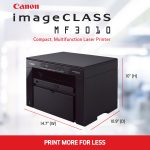 Canon imageCLASS MF3010 ‐ Multifunction Laser Printer - Image 7