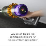Dyson V15 Detect Plus Cordless Vacuum, Illumination Reveals dust, 240AW, 3 Power Modes, Up to 60 Minutes,² Deep Cleans Hard Floors and Carpets, Detangles pet Hair, Converts to Handheld - Image 4