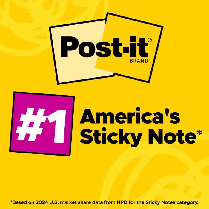 Post-it Super Sticky Notes, 24 Sticky Note Pads, 3 x 3 in., Ideal for Organization in Your Dorm, Home or Office, 2X The Sticking Power, Supernova Neons Collection - Image 8