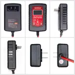 2-Pack Smart Fully Automatic 6V 12V Battery Charger Maintainer for Car, Marine, Motorcycle, Lawn Mower - Image 2