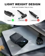 STJJNNWI 65W USB Type C Laptop Charger Compatible with HP Envy x360, EliteBook 840, Spectre x360, Zbook Firefly, Omnibook, ProBook, Chromebook, Elite x2 USBC Computer AC Power Cord - Image 7