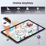 Android 16 Tablet 11 Inch with Gemini AI, T7250 Octa-Core, 24GB RAM + 256GB ROM /2TB TF, 16MP+8MP, 1920x1200 IPS HD Display, 8000mAh, Widevine L1, GPS, 2 in 1 Tablets with Keyboard Mouse Stylus - Image 2
