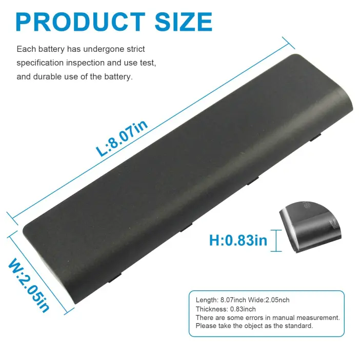 Futurebatt New Spare Battery fit HP 593553-001 593554-001 636631-001 593550-001 593562-001 586007-851 HSTNN-Q62C HSTNN-CBOW HSTNN-IB0N HSTNN-IB0X MU06 MU09 Pavilion G7 G6 G4 - Image 3