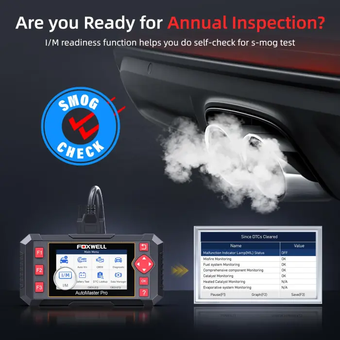 FOXWELL Car Scanner NT604 Elite OBD2 Scanner ABS SRS Transmission, Check Engine Code Reader for Cars and Trucks, Diagnostic Scan Tool with SRS Airbag, Automotive Diagnostic Tool with Live Data - Image 4