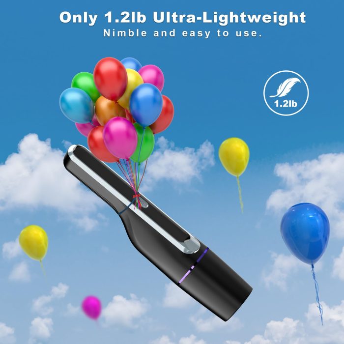 DRECELL Handheld Vacuum Cleaner, Car Vacuum with Brushless Motor & 14000Pa Powerful Suction,1.2Lbs Lightweight, LED Light, Slim Mini Vacuum Cleaner for Car Home Office Pet Hair - Image 7