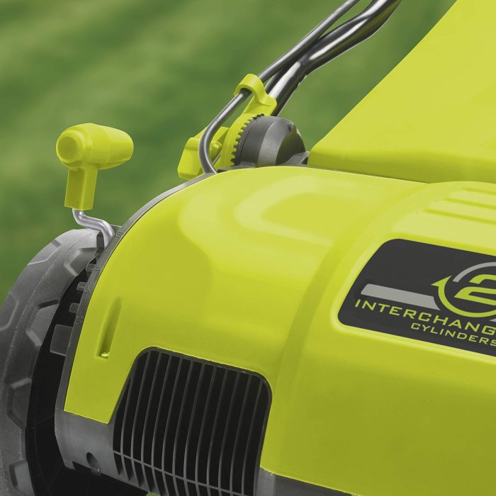 Sun Joe AJ805E Electric Dethatcher and Scarifier | 15-Inch | 13-Amp | 5-Position Height Adjustment | Removable 13.2-Gal Collection Bag (Renewed) - Image 4