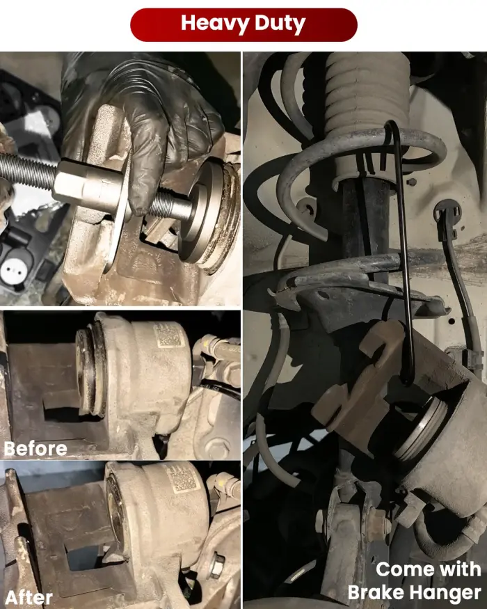 ATPEAM Brake Caliper Compression Tool 25PCS Caliper Compressor Kit Universal Brake Adjusting Tools - Image 3