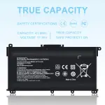 TSKYBEAR HTO3XL Laptop L11119-855 HT03XL Battery Compatible with HP Pavilion 14 15 17 15-CS 15-DA 15-DB Series 15-DA0012DX 14-CE0068ST 15-CS3073CL 15-CS3153CL 15-CS2064ST 15-DA0014DX HT03041XL - Image 4