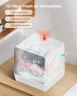 HAVA 2025 NEW Upgraded Countertop Dishwasher with Water Softener and Enhanced Energy Efficiency, Portable Dishwasher with 8 Wash Programs, Child Lock & Delayed Start Function, No Installation Needed - Image 5