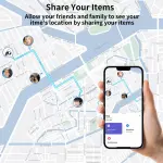 2 Pack GPS Tracker for Vehicles Work with Find My (iOS Only) Real Time Mini Car tracker Item Finder Global Coverage Tracking Devices for Cars Hidden No Monthly Fee or Subscription No SIM Card Required - Image 3