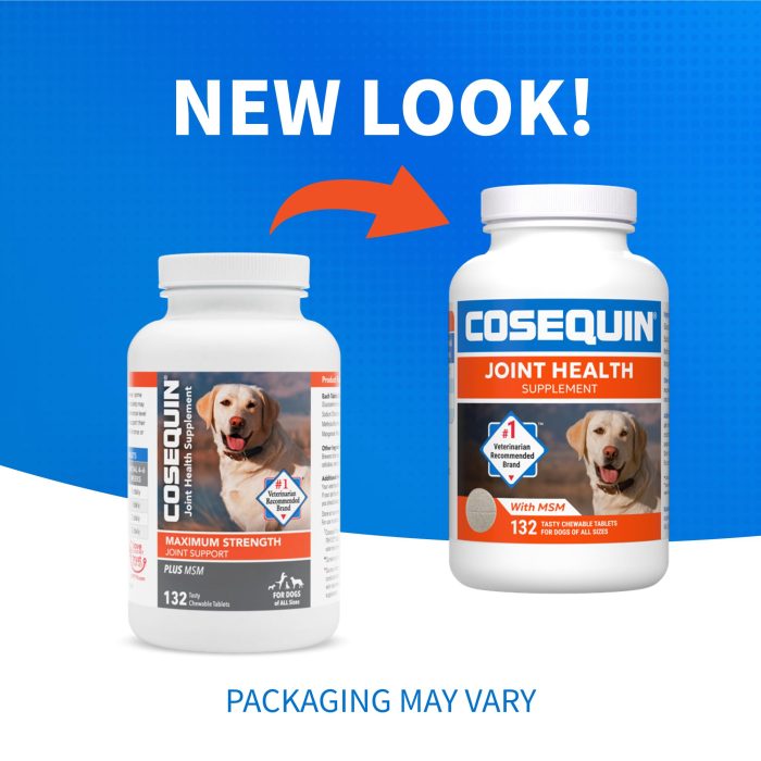 Nutramax Cosequin for Dogs Joint Health Supplement, Contains Glucosamine for Dogs, Plus Chondroitin and MSM, Supports Healthy Joints, For All Breeds and Sizes, Chewable Tablets, 132 Count - Image 9