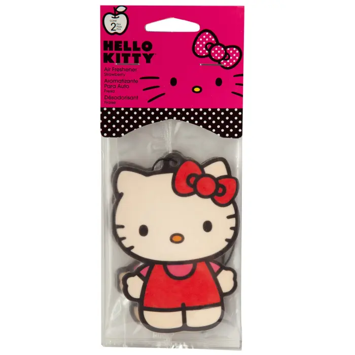71cYeNGE5CL Hello Kitty Air Freshener - Strawberry Scent - 2 Pack - Image 1