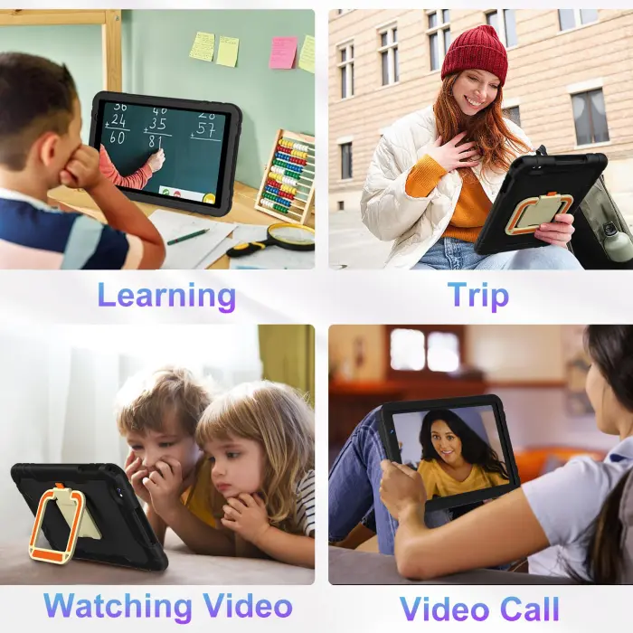 2025 Tablet 10 inch Android 15 Tablets 30GB RAM 128GB ROM 1TB Expand, 8000mAh Octa-Core Tablet with Drop-proof Case, Gemini AI, HD IPS Display, GPS, 5G WIFI, Split-screen, Widevine L1 -Metal Black - Image 2