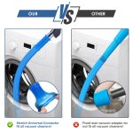 PetOde 2 Pieces Dryer Vent Cleaner Kit Compatible with Most Vacuum Cleaner, Dryer Lint Brush and Vacuum Hose Attachment with Universal Connector, Quickly Lint Remover - Image 5