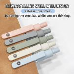 UIXJODO Gel Pens, 5 Pcs 0.5mm Black Ink Pens Fine Point Smooth Writing Pens, High-End Series Pens for Journaling Note Taking, Cute Office School Supplies Gifts for Women Men (Morandi) - Image 5