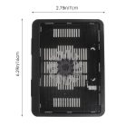 Kisangel Silent Laptop Cooling Pad with Ultra-Thin Design Large Ventilation Area Quiet Fan for Efficient Heat Dissipation Computer Accessory Compatible with Gaming Laptops and Notebooks - Image 9