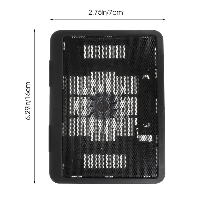 Kisangel Silent Laptop Cooling Pad with Ultra-Thin Design Large Ventilation Area Quiet Fan for Efficient Heat Dissipation Computer Accessory Compatible with Gaming Laptops and Notebooks - Image 9