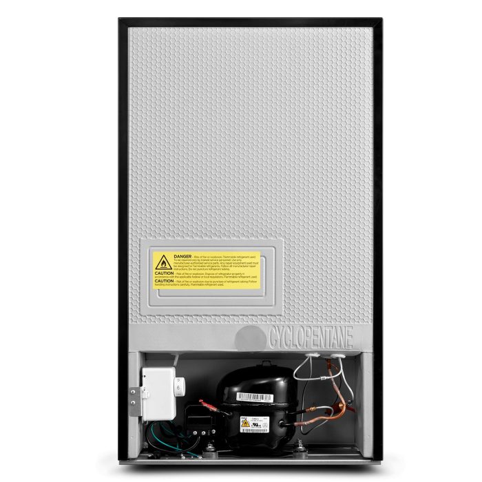 Midea MRU03M2ABB Upright Freezer, 3.0 Cubic Feet Mini Freezer, For Kitchen Apartment Office Basement or Dormitory, Black - Image 3