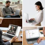 INHONLAP Laptop Computer, 16GB RAM 256GB SSD Laptops, 6500Y Processor (up to 3.4GHz), 15.6" FHD IPS Display, Laptop for Student and Business, WiFi 5, BT 5.0, Sliver - Image 2