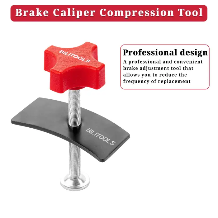 BILITOOLS Brake Pad Spreader, Disc Brake Caliper Compression Tool Caliper Piston Compressor Spreader Tool - Image 3