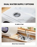 Silonn Portable Countertop Dishwasher | Smart App Control, Triple-Jet Cleaning, Built-In Water Tank & Dual Supply | Compact for Dorm, Apartment, RV - Image 2