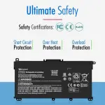 NinjaBatt HT03XL Battery for HP L11119-855 HW03XL Pavilion 15-DB Series14M-DH0003DX 14M-DH1003DX 15T-CS200 15-DY0013DX 15-DY1023DX 15-DY1751MS 15-CS3073CL - Image 10