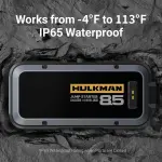 Hulkman Alpha85,Space Gray,2000A 74Wh Smart Jump Starter,12V Portable Car Battery Booster with 3.3" Display,USB-C Power Pack,5-Mode Flashlight,Jumper Cables for up to 8.5L Gas/6.0L Diesel - Image 5