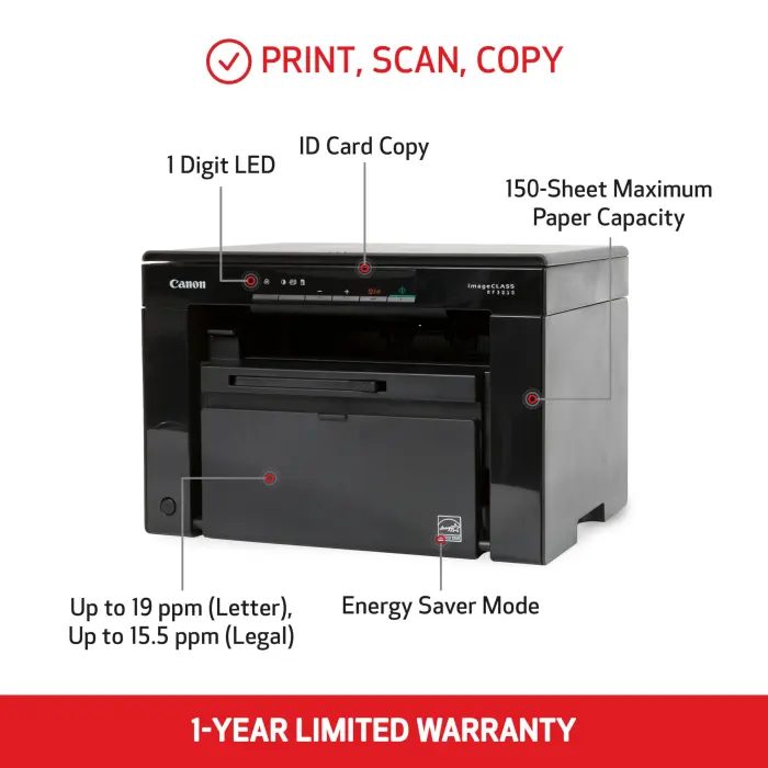 Canon imageCLASS MF3010 ‐ Multifunction Laser Printer - Image 6