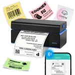 ORGSTA Bluetooth Thermal Shipping Label Printer T001-Plus Wireless 4x6 Shipping Label Printer for Small Business Support Android iPhone & Windows Widely Used for Amazon, Ebay, Shopify, Etsy, USPS