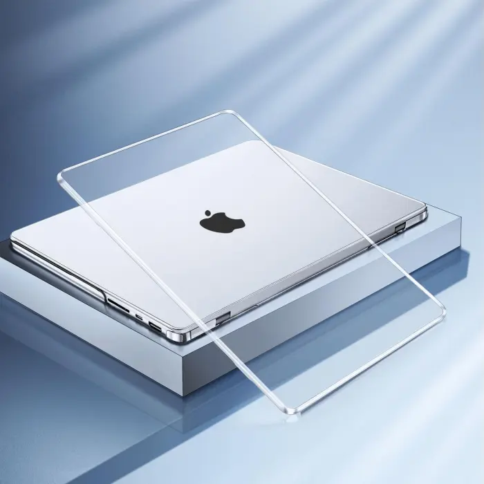 MOSISO Compatible with MacBook Pro 14 inch Case 2025 2024 2023 2022 2021 M5 M4 M3 M2 M1 A3434 A3112 A3185 A3401 A2918 A2992 A2779 A2442, Hard Shell&Keyboard Cover&Screen Film&Pouch,Transparent - Image 4