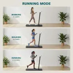 Smug Compact Armless Treadmill, Space Saving Design for Home & Office, Quiet Under Desk Walking Pad, 200 Lbs Capacity 3 in 1 Portable Walking Treadmill - Image 5