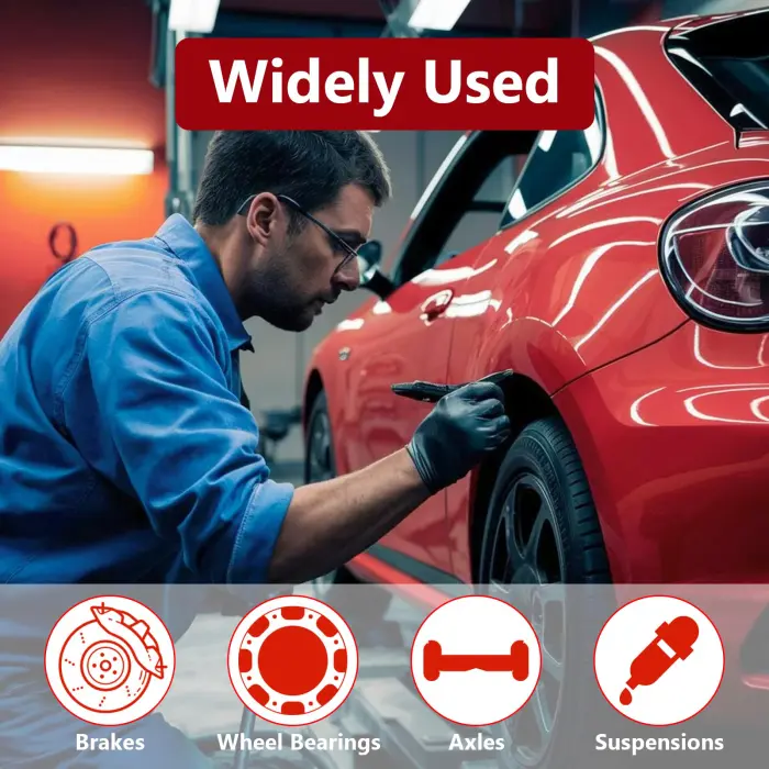 BFXM 2PCS Brake Caliper Hanger Compression Mechanic Tool with Rubber Tips, Durable Steel, Rust-Proof Automotive Tools for Braking, Axle, Suspension, Herramientas para Extensión de Frenos - Image 2