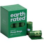 Earth Rated Poop Bags for Dogs, Guaranteed Leak Proof and Extra Thick Waste Bag Refill Rolls, Lavender Scented, 270 Bags