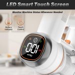 Tikom V500 Cordless Vacuum Cleaner for Home, 40000Pa/450W Stick Vacuum with LED Touch Screen, Charging Wall Dock, Anti-Tangle, Lightweight Handheld Vacuum for Pet Hair, Hard Floor, Carpet - Image 8