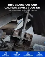 Orion Motor Tech 24pc Brake Caliper Compression Tool Set, Heavy Duty Brake Piston Compressor Tool and Wind Back Tool Kit for Brake Pad Replacement, Universal Disc Brake Caliper Tool Set with Blue Case - Image 9