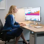 ALNERUZL All-in-One Desktop Computer PC, 24” FHD Curved Display Monitor I3-8100T Quad-Core Processor 16GB RAM 512GB SSD Desktop, WiFi Bluetooth Keyboard & Mouse for Home Business Office Gaming - Image 2