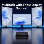 Intel NUC 14, for ASUS NUC 14 NUC14MNK Essential Mini PC, N150 CPU, 16GB RAM, 512GB SSD, Win 11 Pro,Wi-Fi 6E, BT 5.3, Business Desktop for Education,Office, Digital Signage, POS, SMB & Edge Computing - Image 4