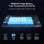 Tablet 2026 Latest Android 16 Tablets with 10.1 Inch Incell Display, 24GB RAM 256GB ROM /2TB TF, Gemini AI, T606 Octa-Core+8MP Camera, 5000mAh, Widevine L1, 2 in 1 Tablets with Keyboard Mouse Stylus - Image 3