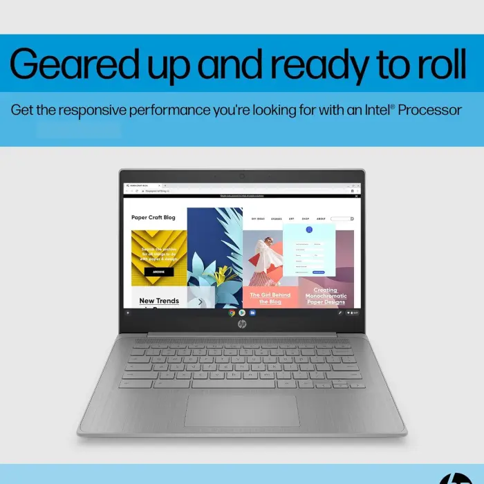 HP Chromebook 14 Laptop (14" Anti-glare, Intel 4-Core Celeron N4120, 4GB RAM, 128GB Storage (64GB+64GB SD)) for Home & Student, Lightweight, 14-Hr Battery Life, Webcam, Wi-Fi, IST HUB, Chrome OS, Grey - Image 8