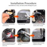 OFBAND 2Set Brake Bleeder Kit,Brake Fluid Bleeder Kit Includes 4PCS Brake Bleeder Hose,2PCS One Way Check Valve,Universal Break Bleeder Kit Car Accessories for Car Motorbike Bike - Image 4