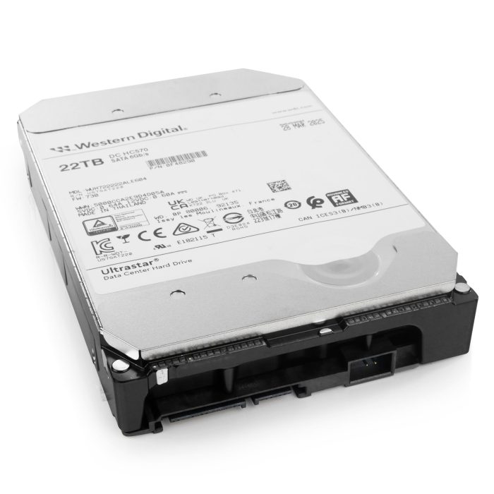 Western Digital Ultrastar DC HC570 WUH722222ALE604 0F48290 22TB 7.2K RPM SATA 6Gb/s 512e 3.5in Enterprise Hard Drive (Renewed) - Image 3