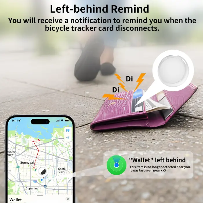 2 Pack GPS Tracker for Vehicles Work with Find My (iOS Only) Real Time Mini Car tracker Item Finder Global Coverage Tracking Devices for Cars Hidden No Monthly Fee or Subscription No SIM Card Required - Image 6