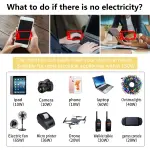 150W Power Inverter 12V DC to 110V AC Car Plug Adapter Outlet Converter with 3.1A Dual USB AC car Charger for Laptop Computer Black - Image 6