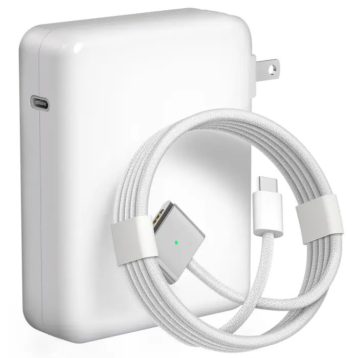 140W Charger for MacBook Pro 16/14 inch Mac Air 15/13 inch 【Original Quality】 2021-2025 M1–M4 2m/6.6FT Magnetic 3 Cable LED & Type C Fast Charger Power Adapter (Between 2021-2025) - Image 1