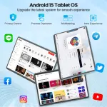 2026 11 inch Tablet, Android 15 Tablet with Keyboard, 24GB RAM+128GB ROM(2TB Expand), 8000mAh, Gemini AI, 2.4G/5G WiFi, BT5.0, GMS, Octa-core, 2 in 1 Tablets with Case, Mouse, Stylus(Black Case) - Image 7