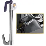 Tevlaphee Universal Steering Wheel Brake Lock Anti-Theft Retractable Double Hook Car Clutch Pedal Lock for Car Truck SUV Van Security with 3 Keys